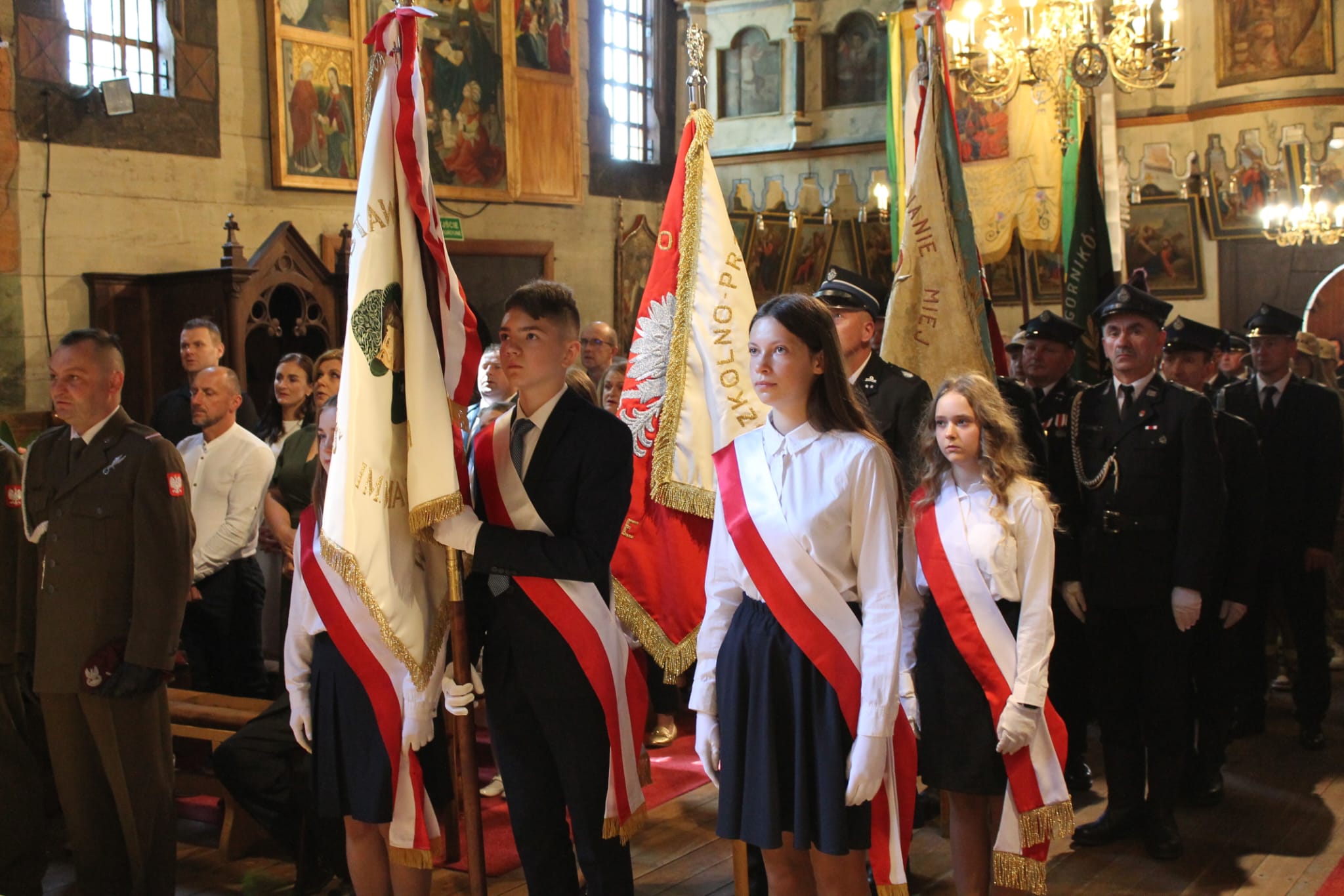 Uroczyste obchody 3 maja w Racławicach (Fot. Łukasz Sosur)