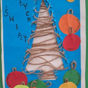 Świąteczne życzenia na papierze