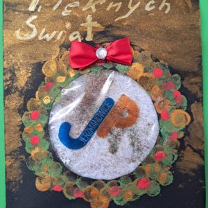 Świąteczne życzenia na papierze