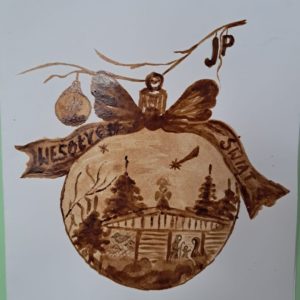 Świąteczne życzenia na papierze