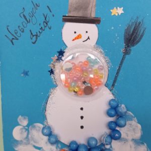 Świąteczne życzenia na papierze