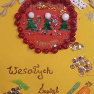 Świąteczne życzenia na papierze