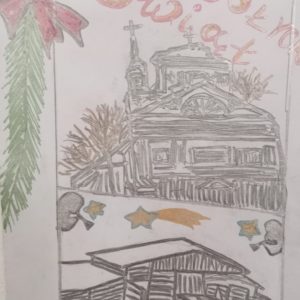 Świąteczne życzenia na papierze