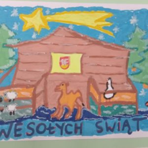 Świąteczne życzenia na papierze