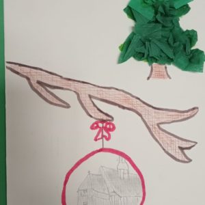 Świąteczne życzenia na papierze