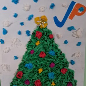 Świąteczne życzenia na papierze