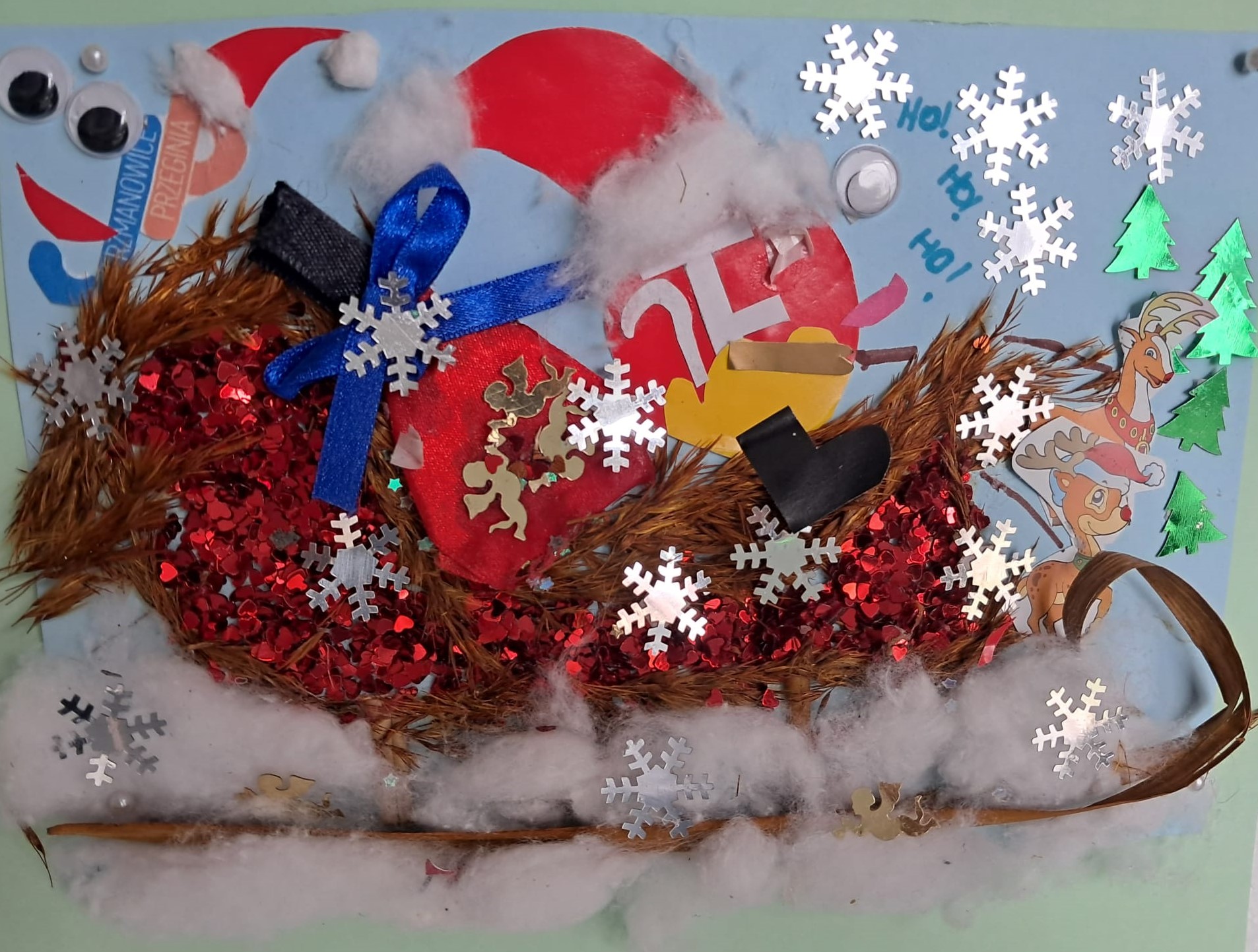 Świąteczne życzenia na papierze